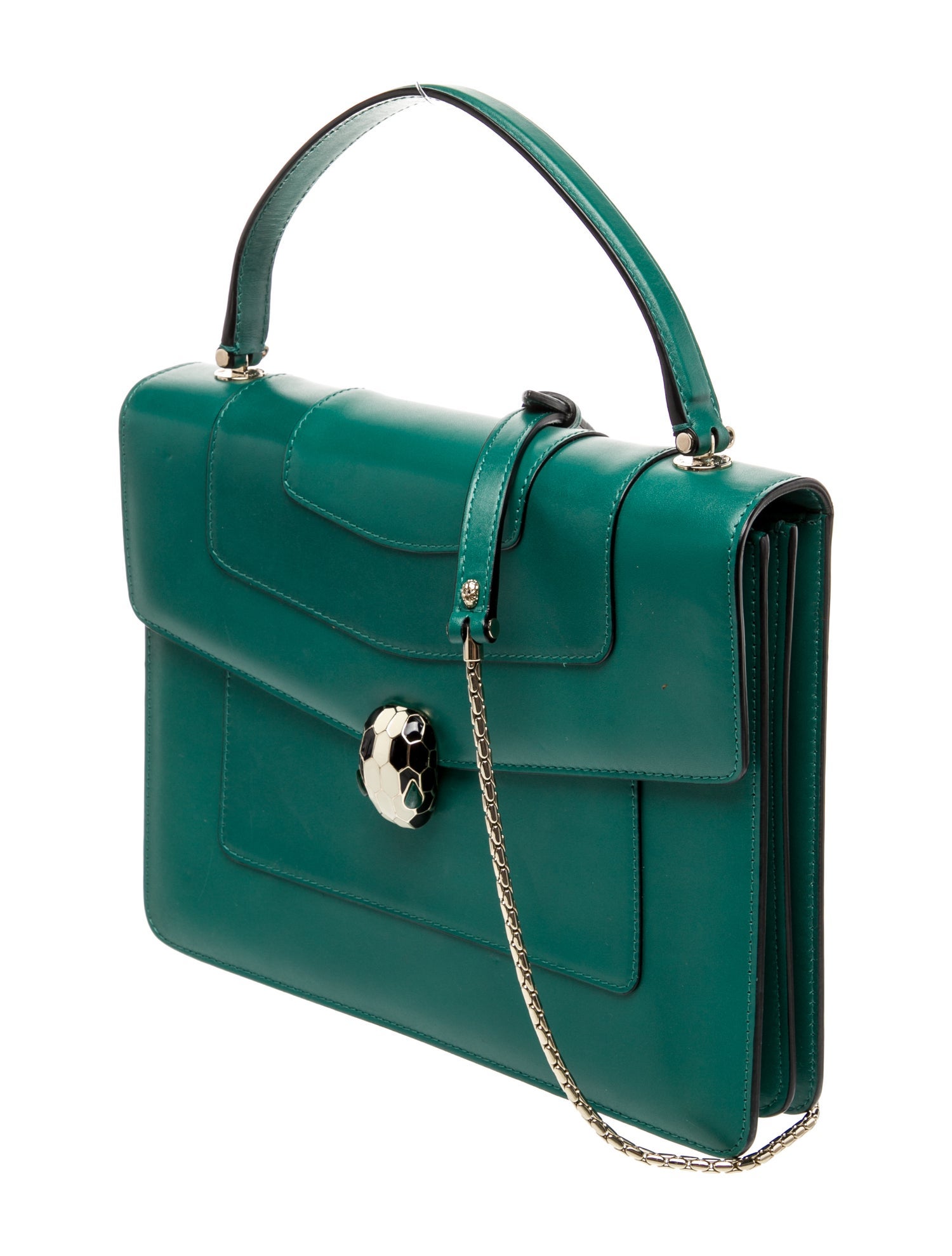 Bvlgari Leather Serpenti Forever Top Handle bag